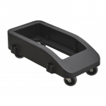 Polypropylene Single Dolly for Trash Container