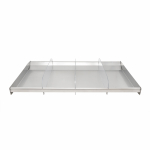 28.5" x 16.75" x 2" Reversible Stainless Steel Tray