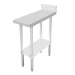 30" x 12" Equipment Filler Table with 4" Backsplash