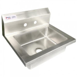 Fabricated Stainless Steel Wall Mounted Hand Sink