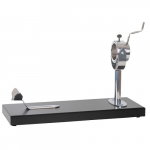Prosciutto Holder with Wooden Base and Rotating Handle