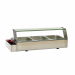 FW-CN-0123 36" Bain Marie with 3 Half-Size Pans 1.5 kW