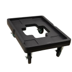 Gray Food Carrier Dolly with Cargo Strap