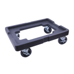 18" x 26" Dough Proofing Box Dolly Black