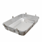 24" x 18" 10 Gauge Heavy-Duty Double Roaster Pan Lugs