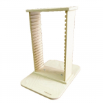 Linea Dori Beech Wood 20-Slot Rack for Pinsa Romana
