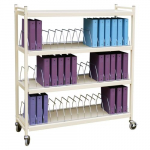 Wide Open Style Chart Rack Only, 45 Binder Capacity