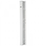 Single Vertical Cable Manager, White, 8" x 83.88"
