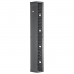 Single Vertical Cable Manager, Black, 12" x 83.88"
