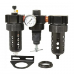 3 Piece Filter-Regulator-Lubricator FRL