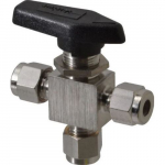 1/4" Pipe, Stainless Steel, Ball Valve