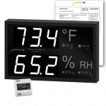 Climate Meter with Aluminum Frame