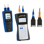 Ultrasonic Flow Meter with Thermometer