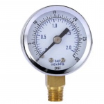 Gauge Pressure 0-30 Psi 2-1/2" Diameter 1/8" NPT