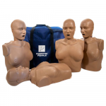 Adult Female Manikin, 4-Pack, Dark Skin
