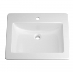 Hoffman Series Rectangular Drop-in Bathroom Sink