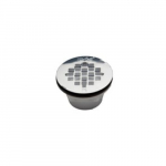 Solvent Weld Shower Drain, Stainless Steel Strainer, 2"
