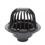 Cast Iron Roof Drain, Non-Membrane, Plastic, FIPS, 3"