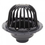 Cast Iron Roof Drain, Non-Membrane, Plastic, FIPS, 4"