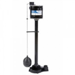 Thermoplastic Pedestal Sump Pump, 1/3 HP, 120V, 50 Gpm