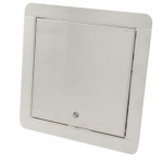 Universal Access Door in Almond, Neutrals, 12" x 12"