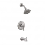 Willett Single Handle Bathtub, Brushed Nickel