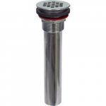 Grid Drain, Less Overflow, Polished Chrome, Straight