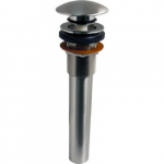 Clic-Clac Lavatory Drain, Brushed Nickel, 6"