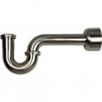 P-Trap with Hi Box Flange, Brushed Nickel, 1-1/2"