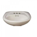 Lisbon Valley Oval Pedestal Sink, 4" Centerset
