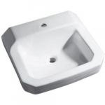 Wall Mount Basin, 19-5/8" x 17-3/8", White
