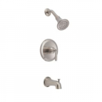 Hopkins Handle Bathtub, Faucet, Brushed Nickel