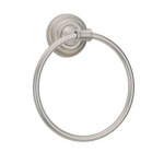 Hopkins Round Closed Towel Ring, PVD Brushed Nickel