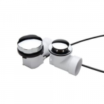 PF644 Series PVC Cable Drain w/ Trim, Polished Chrome