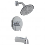 Orrs Handle Tub, Shower Faucet Trim, Polish Chrome