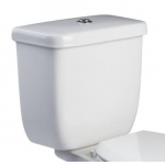 Culpepper Dual Flush Toilet Tank, White, 1.6 gpf