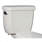 Edgehill Toilet Tank, White, Left-Hand, 8-3/8"