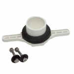 Horizontal Spigot Urinal Flange Kit, Plastic, ABS, 2"