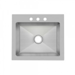 Sault Series Kitchen Sink, Single Bowl, 3-Hole