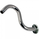 Shower Arm Riser and Flange, Polished Chrome, 6"