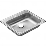 Bealeton Single Bowl Drop-In Kitchen Sink, 1-Hole