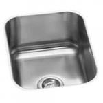 Plomosa Undermount Kitchen Sink, 17" x 20", Steel