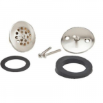PFWO200 Series Brass Trip Lever Drain, Brushed Nickel