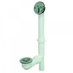 PFWO400 Series Plastic Trip Lever Drain, Chrome Plated