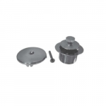 Classic Plastic Lift and Turn Drain, Satin Nickel