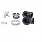 Plastic Lift and Turn Drain, Polished Chrome, Plastic