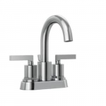 Faucet Centerset Bathroom Sink, Polished Chrome