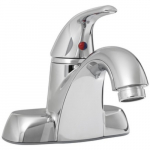 Faucet Centerset Bathroom Sink, Polished Chrome