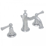 Faucet Widespread Bathroom Sink, Polished Chrome