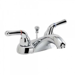 Faucet Centerset Bathroom Sink, Polished Chrome